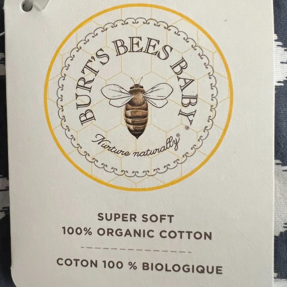 Burt's Bees Baby Ikat Chevron Top & Short - Picture 3 of 3